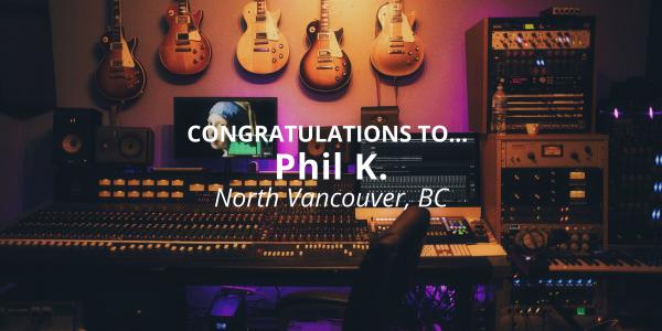 September $1000 Shopping Spree Winner: Phil K.
