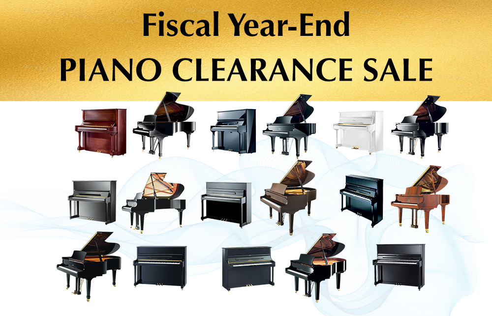 Fiscal Year End Piano Clearance Sale!