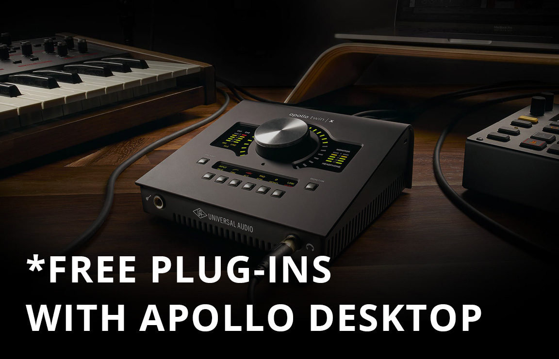 FREE UAD Plug-ins With Apollo Desktop Interfaces!