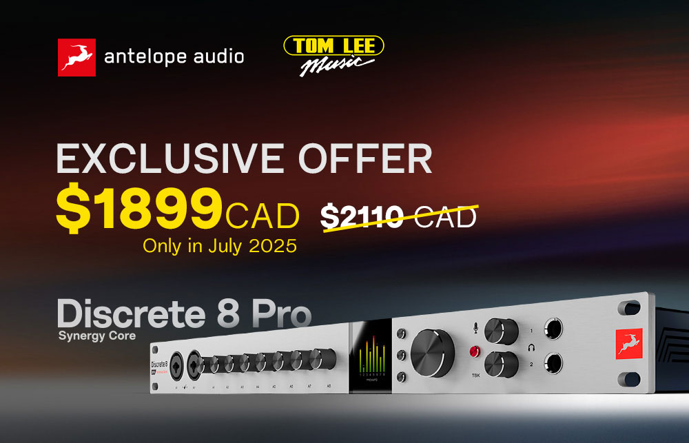 Tom Lee Music Exclusive Offer: Antelope Audio Discrete 8 Pro!