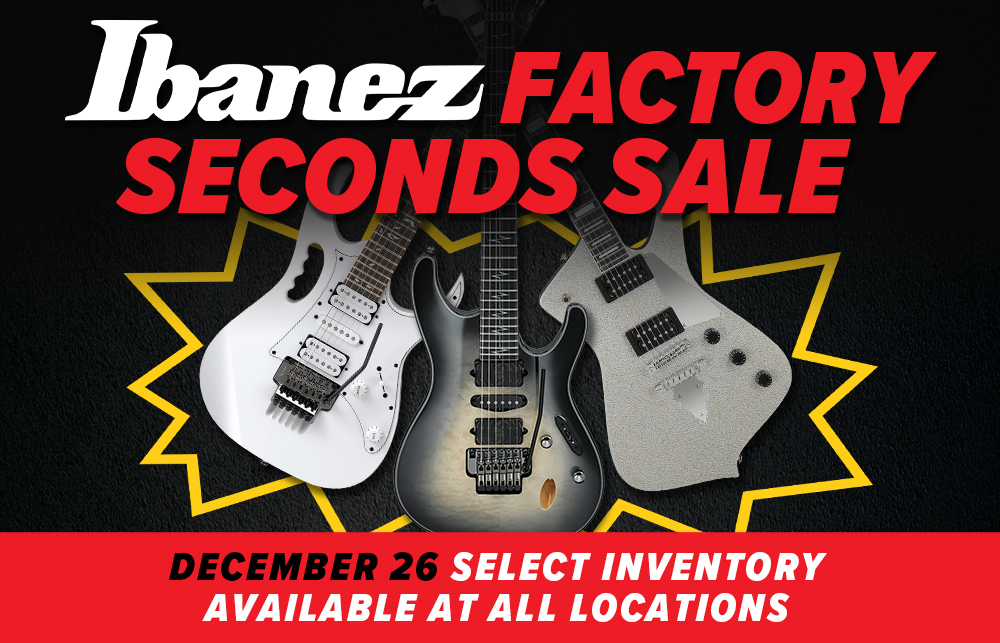 Ibanez Boxing Week Factory Seconds Sale!