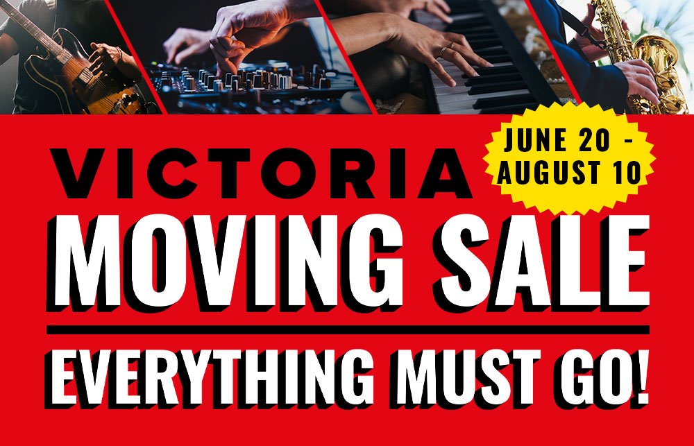 Tom Lee Music Victoria Store Moving Sale! Everything Must Go!