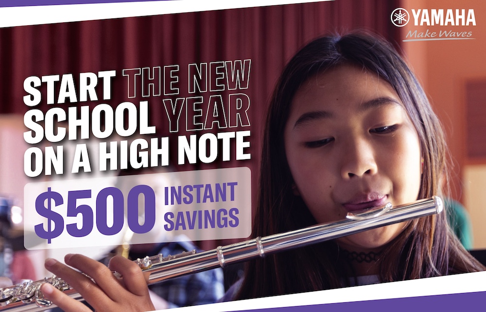 Yamaha Band Rebate! Save Up To $500!