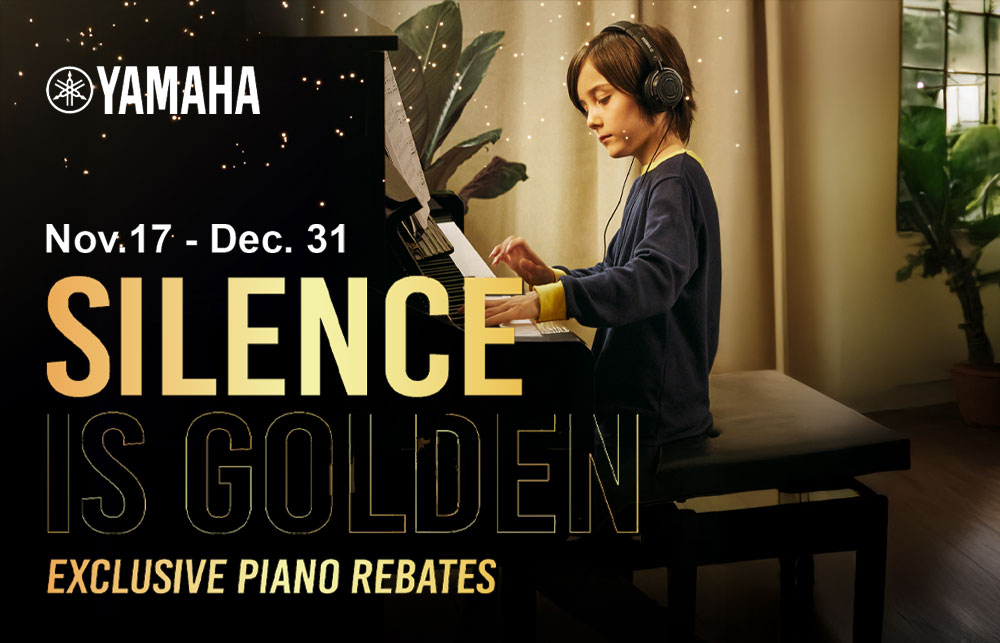 Silent Is Golden Yamaha Silent Piano Rebate!