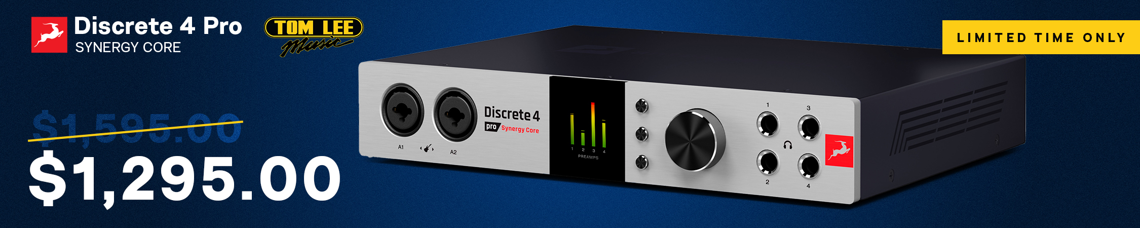 Tom Lee Music Exclusive Offer: Antelope Audio Discrete 4 Pro