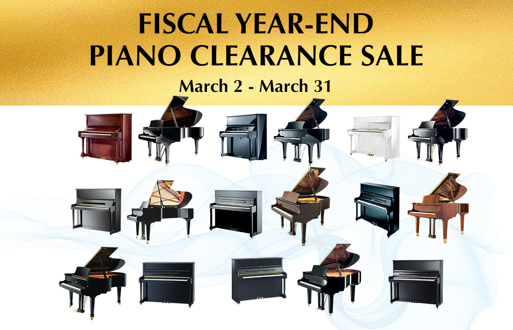 Fiscal Year End Piano Sale!