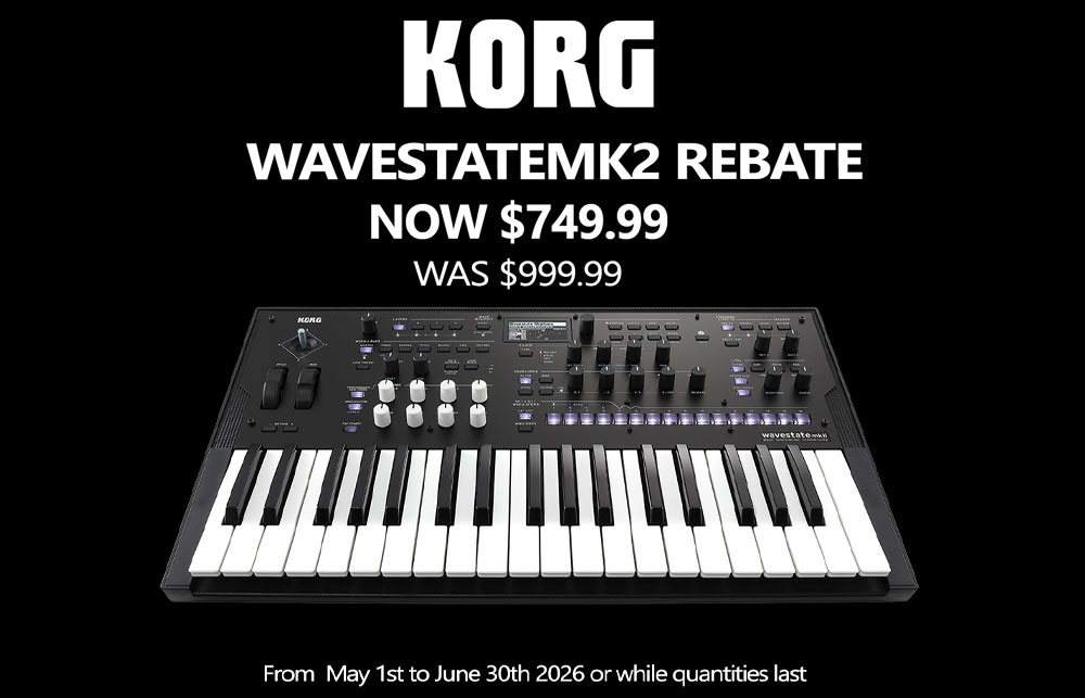 KORG Wavestate MK2 Rebate!