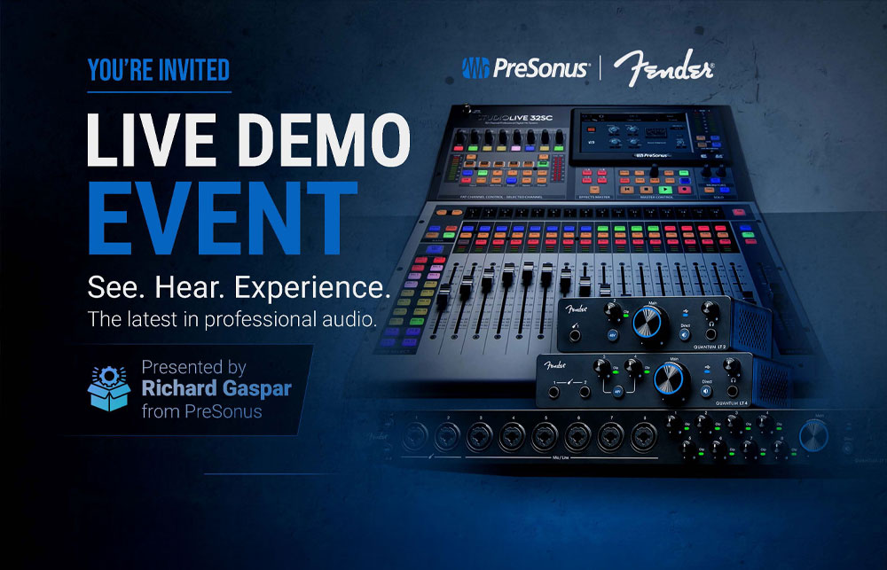 PreSonus | Fender Live Demo Event!