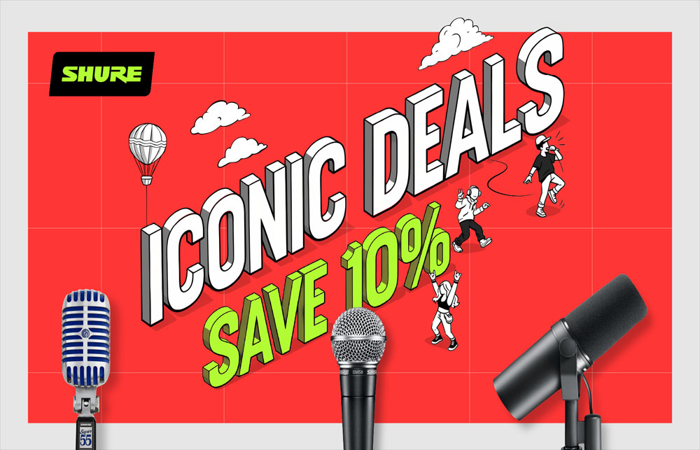 SHURE Iconic Deals!