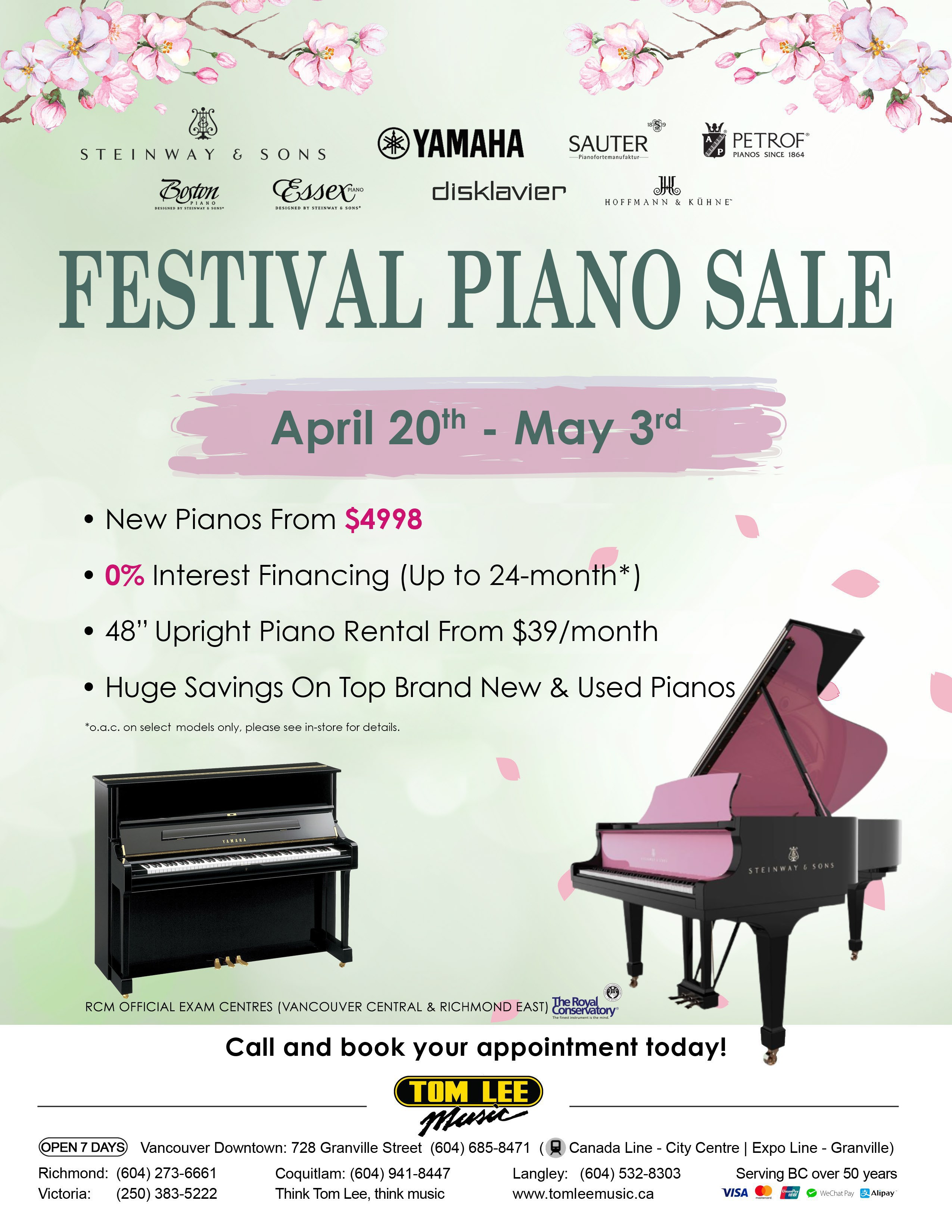 Festival Piano Sale
