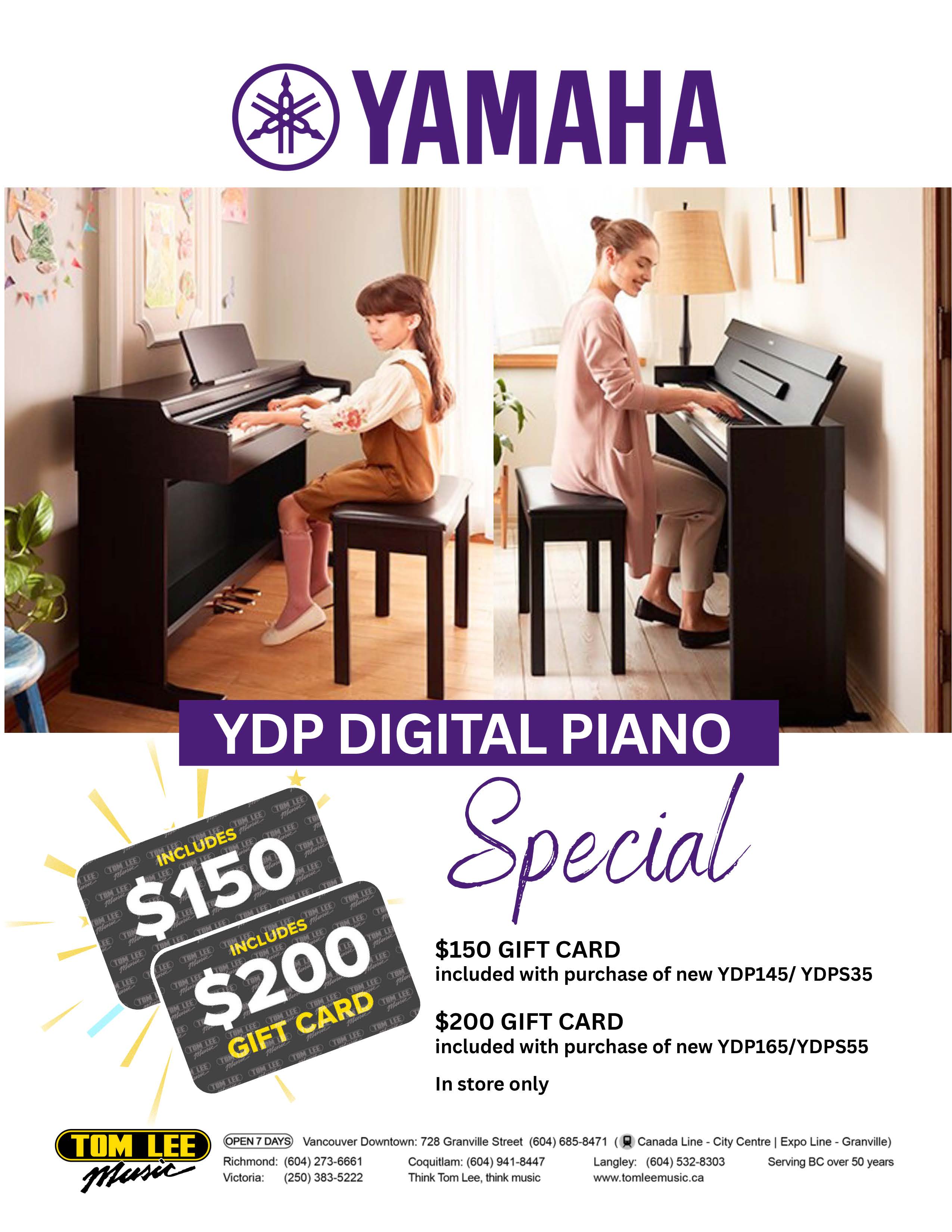 Yamaha YDP Digital Piano Special