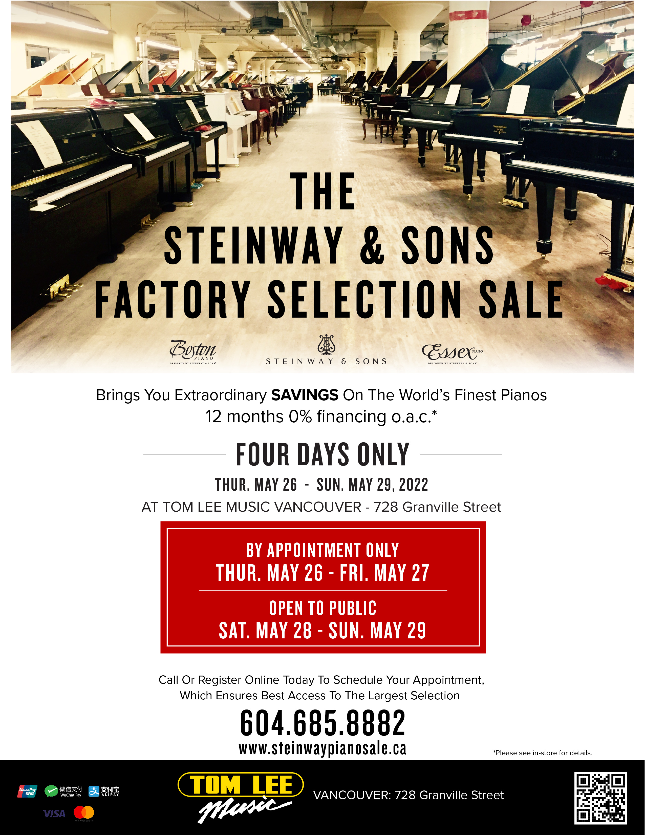 Steinway Factory Selection Event