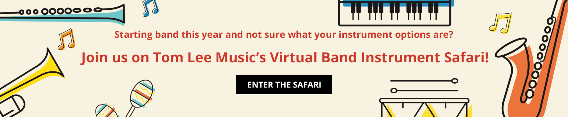 Virtual School Band Instrument Safari aka Band Instrument Petting Zoo