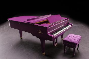 Purple Piano - Yamaha Prince Tribute