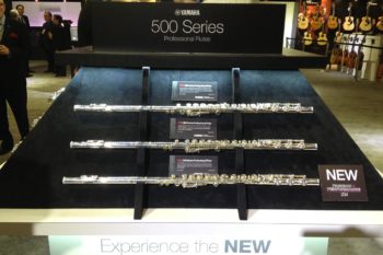 New from NAMM: Newly designed professional flutes from Yamaha!