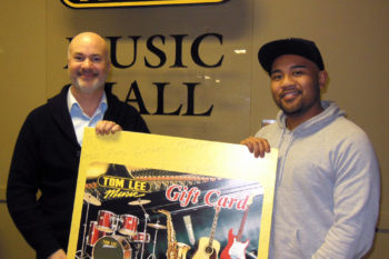 2013 Boxing Day $500 Tom Lee Music Gift Card Winner: David Ganitano