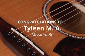 Seagull S6 Original Acoustic Guitar Winner (August 2021 Contest)