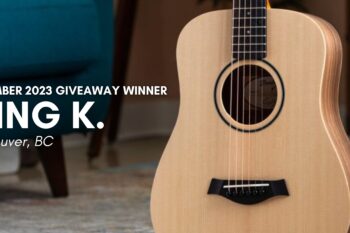 November 2023 Taylor BT-1 Acoustic Guitar Winner: Ming K