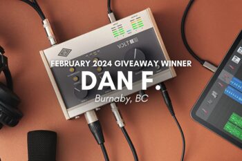 February 2024 Universal Audio Volt 276 Studio Pack Winner: Dan F.