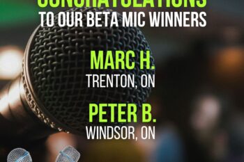 Shure Beta Microphones Giveaway Winners (May 2024)